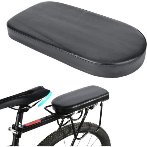 Coussin Arrière Vélo, Siège Enfant Confortable et Sécurisé avec Support pour Balades Familiales, Noir, Matériau Durable pour Cyclisme Urbain et Sorties Quotidiennes