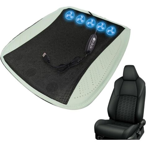 Coussin Auto - Coussin Rafraîchissant avec Ventilateur - Portable Anti -
