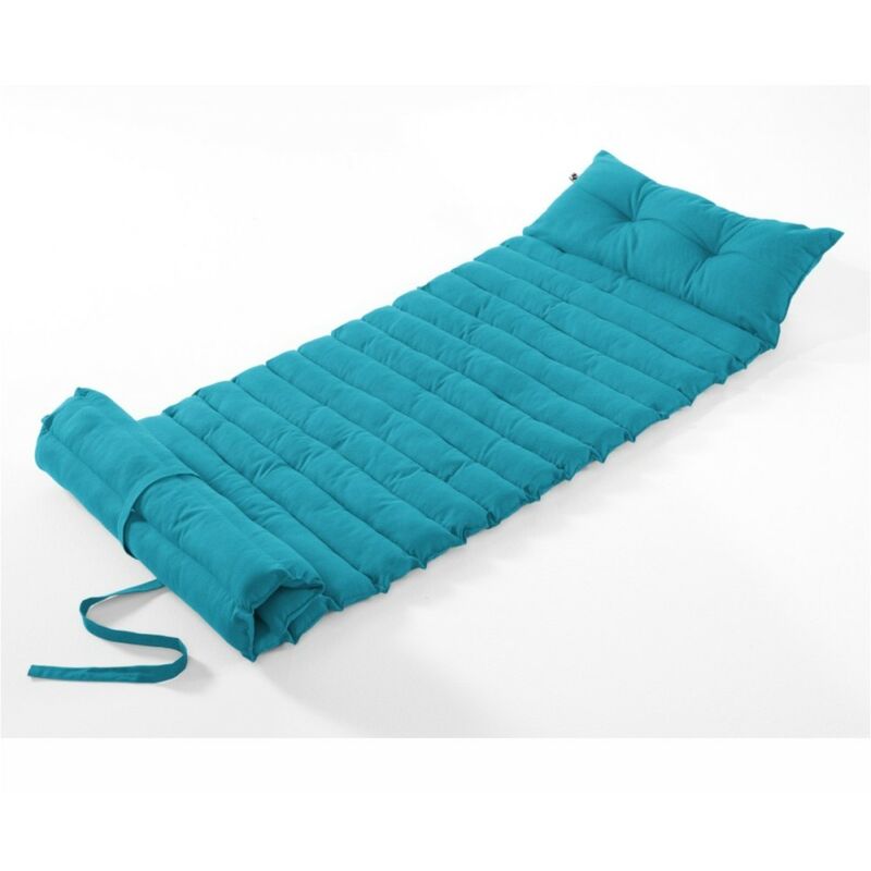 Actome - Coussin bain de soleil 60x180 cm Kala paon