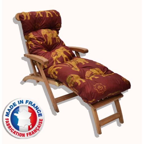 Coussin bain de soleil éléphant
