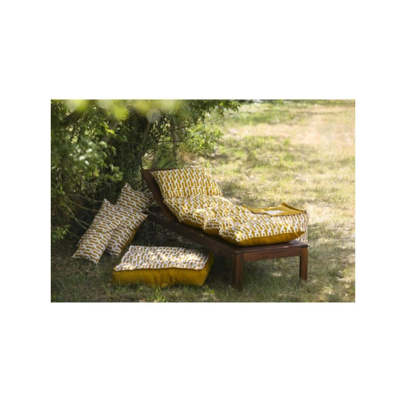 Coussin bain de soleil - JARDIN PRIVE - FLOCONS ELECTRO - Cumin