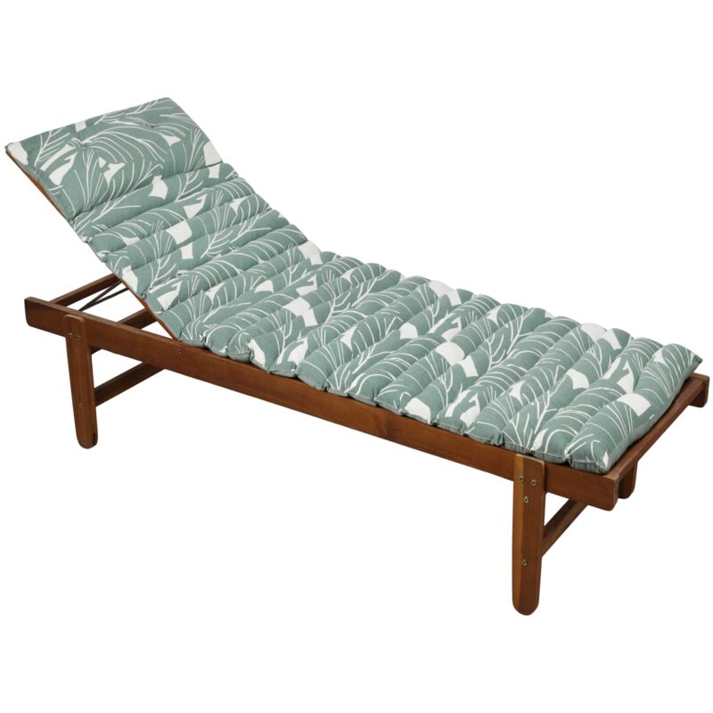 Lovely Casa - Coussin bain de soleil pour transat Sauge 60x180 cm