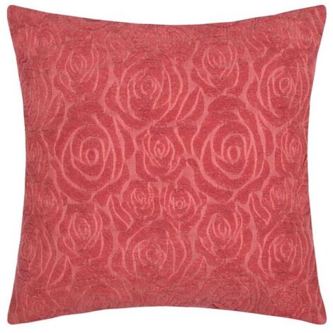 Coussin BETTY 40x40 cm roses rouges