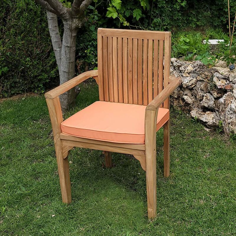 Teck'attitude - Coussin corail pour fauteuils fixes - Orange