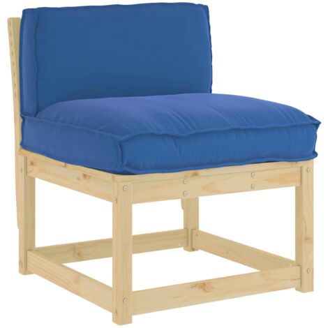Coussin Bleu royal 70 x 40 x 12 cm Tissu Oxford