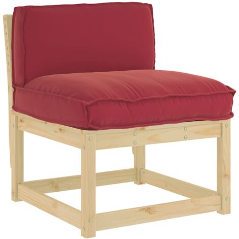 Coussin Bordeaux 80 x 40 x 12 cm Tissu Oxford