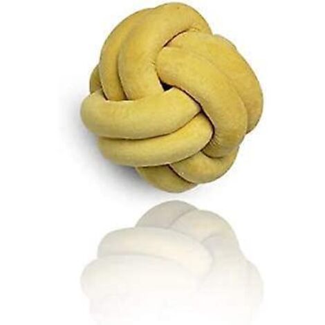Coussin boule noué fait main, oreiller de sieste en peluche, coussin décoratif pour chambre, canapé, voiture, bureau, voyage