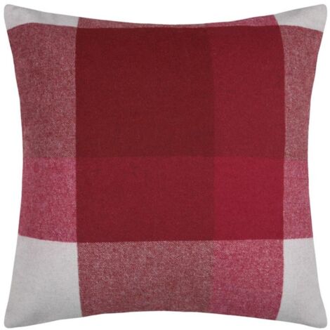 Coussin canapé - Effet laine Rouge 45x45 cm