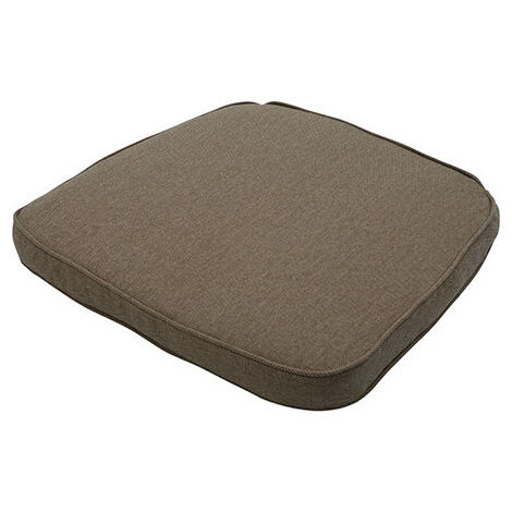 Coussin Canvas Eco + 48 x 48 cm - MADISON Série Wicker - Taupe