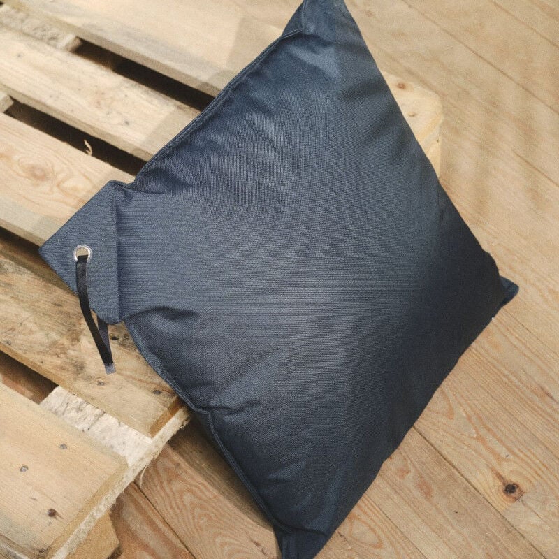 Coussin carré d'extérieur 'Spirit Garden' - Bleu paon - 50 x 50 cm - Livraison gratuite