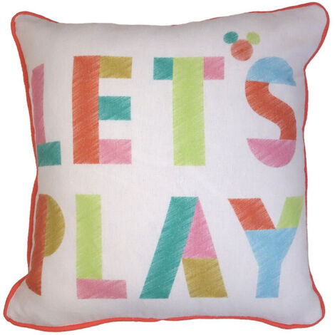 Coussin carré - Disney Mickey Let's Play - 45x45 cm