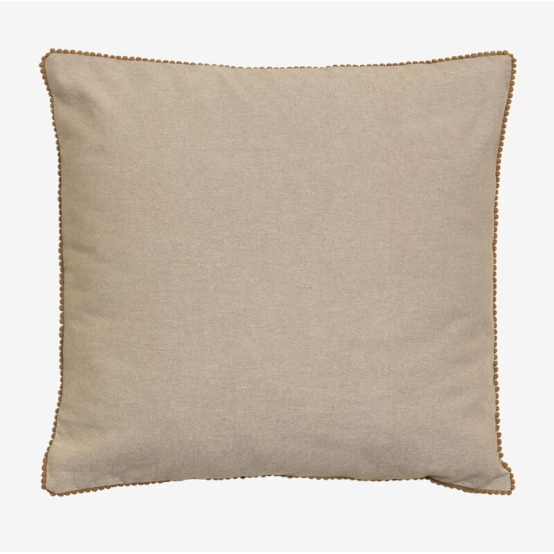 Sklum - Coussin carré en coton (45x45 cm) Marmai Beige Crème