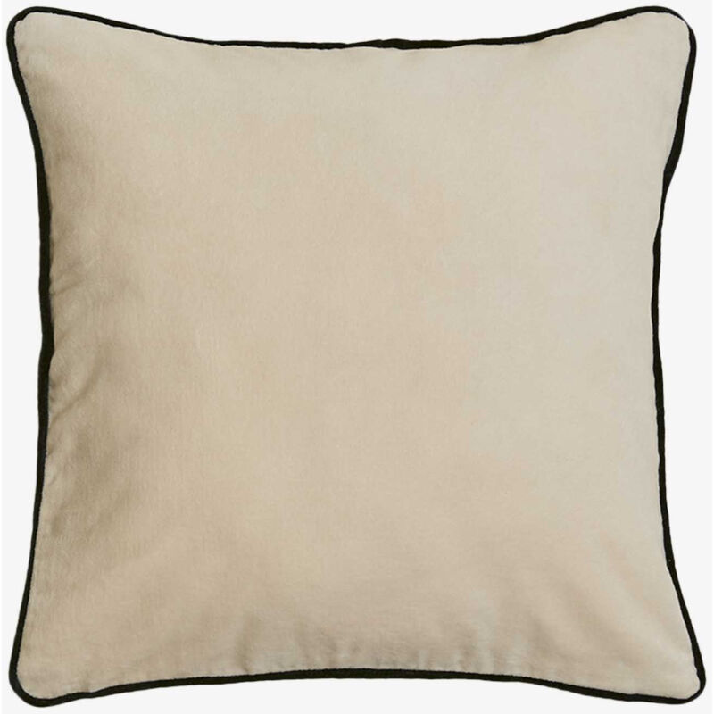 Sklum - Coussin carré en coton (45x45 cm) Tiaine Tapioca Beige