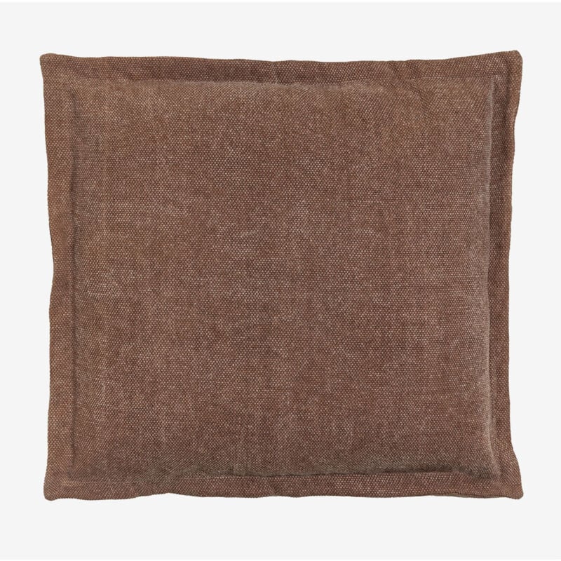 Sklum - Coussin carré en coton (60x60 cm) Karzem Brun Moka