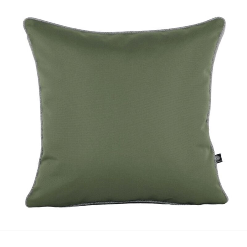 Coussin carré extérieur uni Vert 45x45 cm