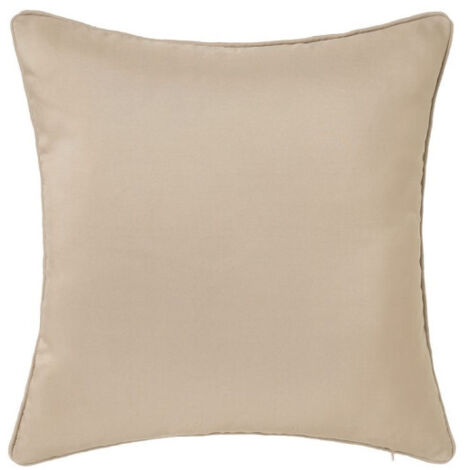 Coussin carré toile oxford beige - 45x45cm