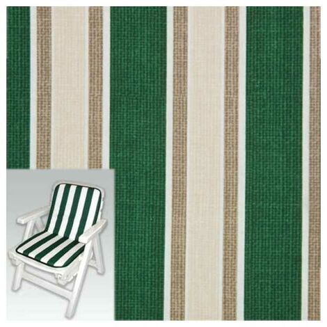 Coussin Chaise Basse Multi-Line Vert 49+40X44 Xtra