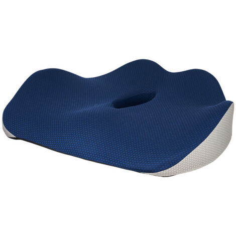Coussin Chaise, Coussin de Siège, Coussin pour Chaise de Bureau, Mousse à Mémoire de Forme, Coussin Voiture Conducteur, Housse Lavable, Façonnage