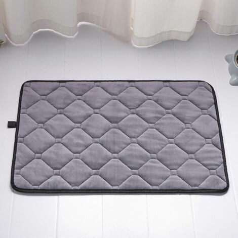 Coussin chauffant auto-chauffant pour chat, tapis chauffant pour chat, coussin thermique chaud pour animaux de compagnie, lavable, pour cage de chien, pour animaux d'extérieur et d'intérieur - Taille 