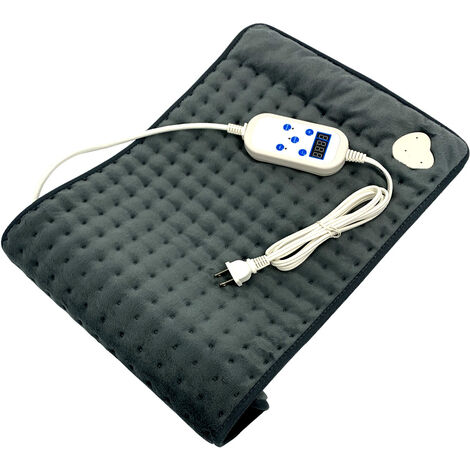 Coussin chauffant Coussin chauffant électrique Coussin chauffant à chauffage rapide 9 réglages de température avec temps d'arrêt automatique Couverture chauffante électrique pour dos/cou/épaules/abdom