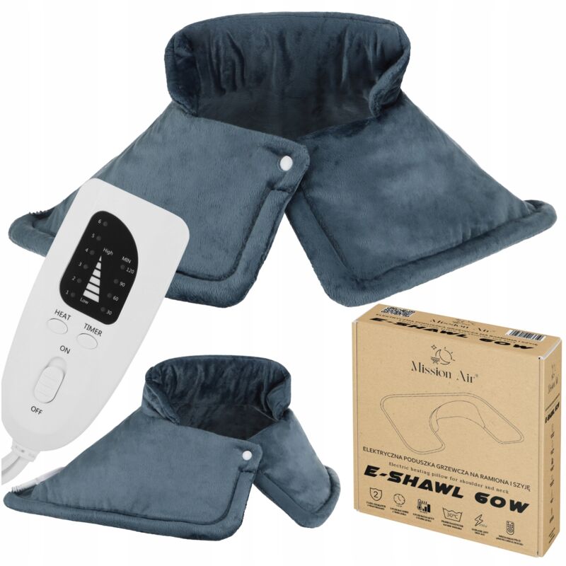 Coussin chauffant E-SHAWL pour le cou et les épaules 60W