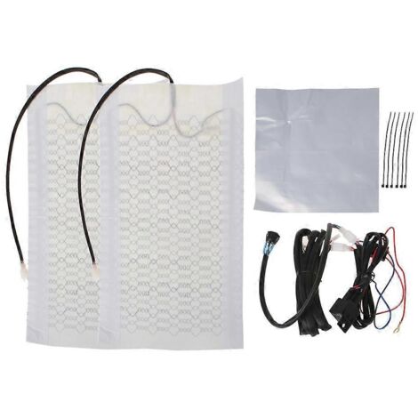 Coussin chauffant électrique universel 12V pour siège de voiture/SUV, idéal pour l'hiver.