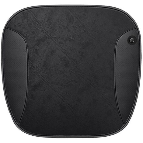 Coussin chauffant électrique USB pour siège, chaise ou siège auto, noir