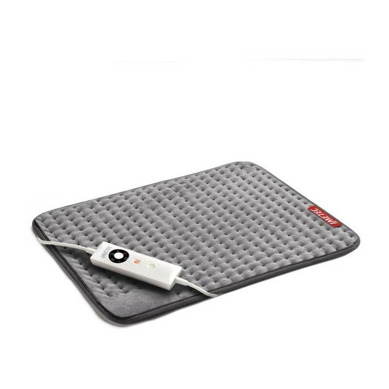 Imetec - Coussin Chauffant Extra Large 38x50 cm - Soulage le Dos et les Jambes - 5 Températures - Chauffage Rapide - Lavable