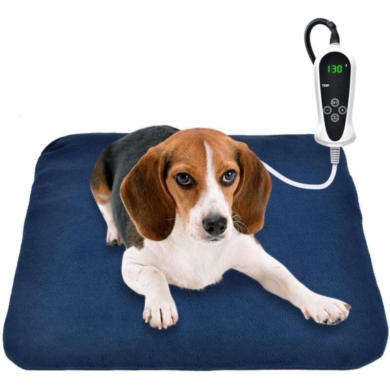 Coussin Chauffant pour Animaux domestiques, Coussin Chauffant électrique pour Tapis de réchaud pour Chiens et Chats, à Extinction Automatique, 45x