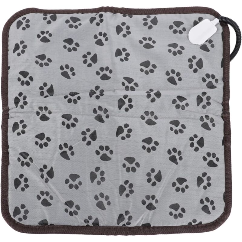 Coussin Chauffant pour Chiens et Chats, 45 x 45 Cm, Imperméable, Coussin Chauffant électrique, 3 Vitesses, Tissu pu Résistant aux Déchirures