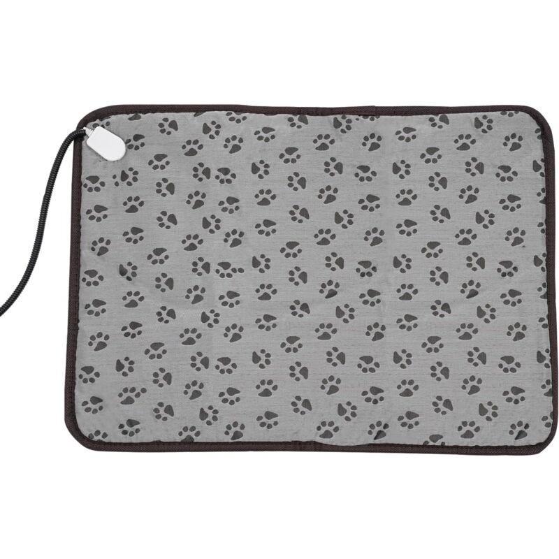 Coussin Chauffant pour Chiens et Chats, 50 x 70 Cm, Imperméable, Coussin Chauffant électrique, 3 Vitesses, Tissu pu Résistant aux Déchirures