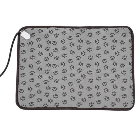 Coussin Chauffant pour Chiens et Chats, 50 X 70 Cm, Imperméable, Coussin Chauffant électrique, 3 Vitesses, Tissu PU Résistant aux Déchirures