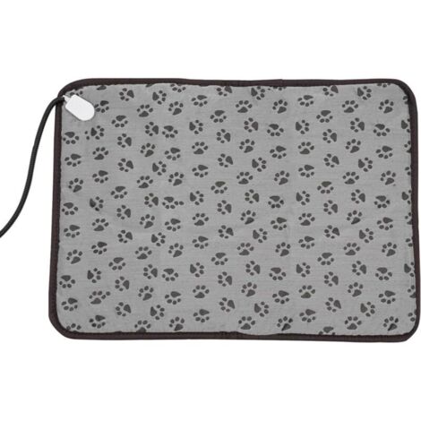 Coussin Chauffant pour Chiens et Chats, 50 X 70 Cm, Imperméable, Coussin Chauffant électrique, 3 Vitesses, Tissu PU Résistant aux Déchirures