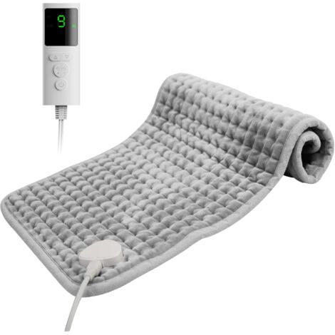 Coussin chauffant pour les maux de dos, 40x 76 cm, pour les crampes menstruelles, le cou, les épaules, les genoux, les jambes, avec 9 réglages de chaleur, arrêt automatique et chauffage rapide, cadeau