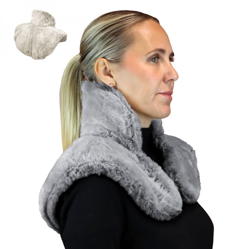 Coussin chauffant, tour de cou pour épaules et nuque - Cosy - Gris Vivezen
