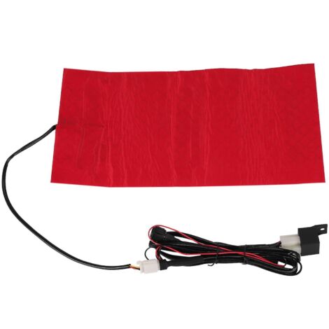 Coussin chauffant universel 25 W 12 V pour moto et quad, imperméable, tapis chauffant, idéal pour l'hiver.