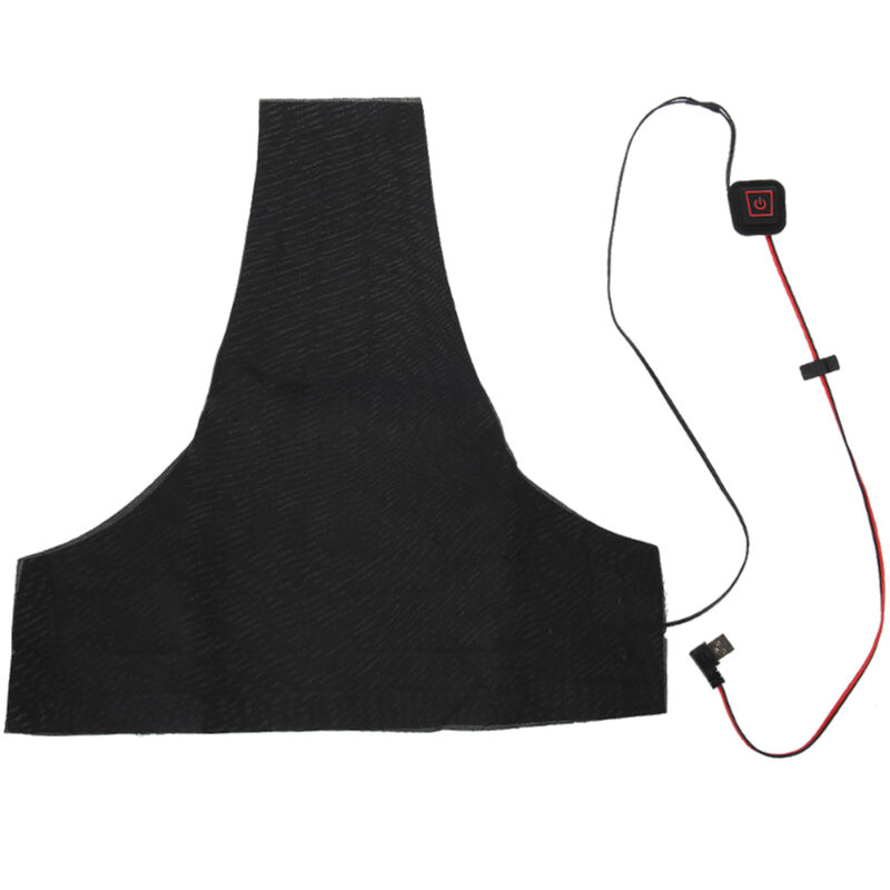 Coussin chauffant USB hiver en fibre d'alliage, vêtement chauffant électrique imperméable