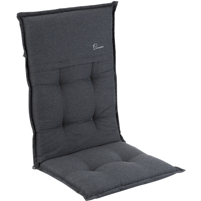 Blumfeldt - Coussin Coburg Coussin de fauteuil chaise de jardin à dossier haut en polyester 53x117x9 cm