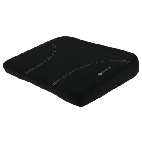 Coussin correcteur d'assise ergonomique en mousse à mémoire de forme – Dimensions 38 x 32 x 7 cm – Confort lombaire pour voiture et bureau – Kine Travel