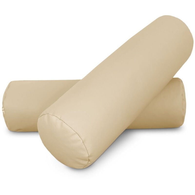 Coussin cylindrique 50x15 Écru pack 2 unités 50x15 Écru