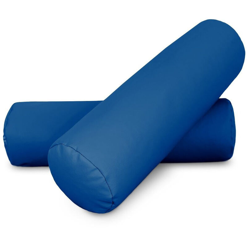 Coussin cylindrique 50x15 Bleu pack 2 unités 50x15 Bleu