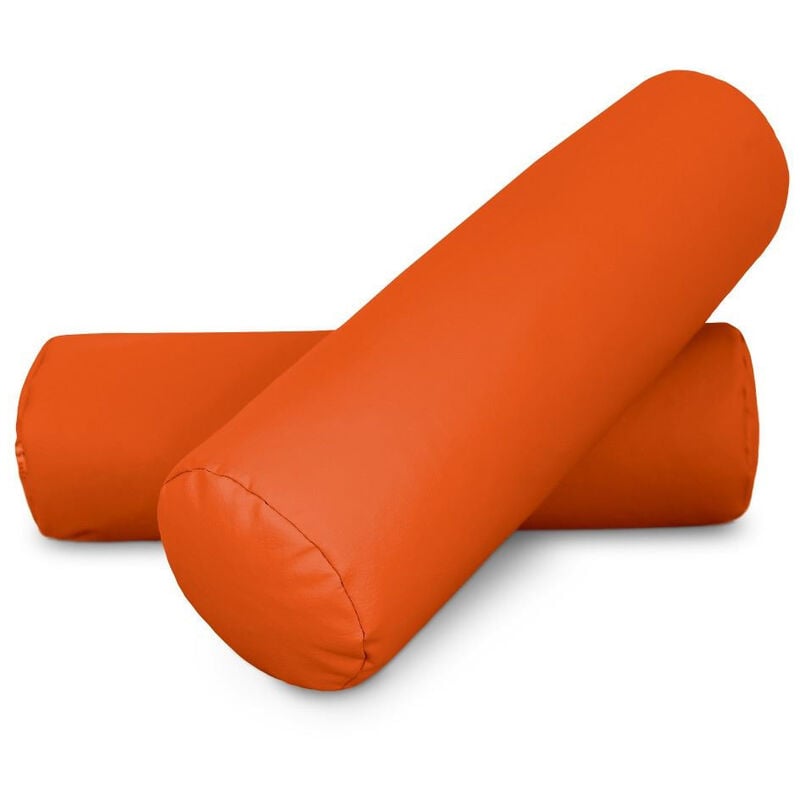 Coussin cylindrique 50x15 Orange PACK 2 UNITÉS 50x15 Orange
