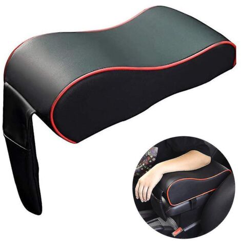 Coussin d'accoudoir de voiture (1 pièce), en mousse à mémoire de forme, pour console centrale, avec housse intégrée.