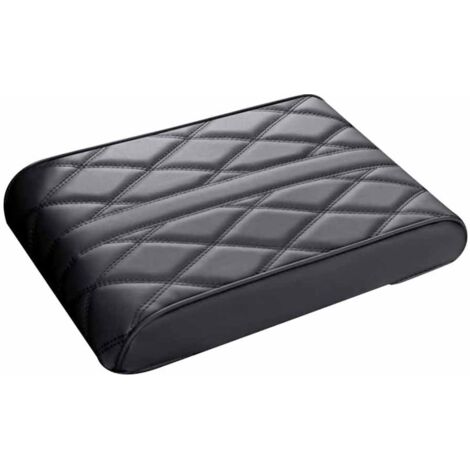 Coussin d'accoudoir de voiture, coussin en mousse à mémoire de forme rehaussant la hauteur, coussin d'accoudoir central de voiture allongé et épaissi.