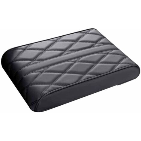 Coussin d'accoudoir de voiture, coussin en mousse à mémoire de forme rehaussant la hauteur, coussin d'accoudoir central de voiture allongé et épaissi.