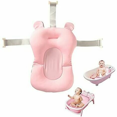 Coussin d'air antidérapant - Tapis de bain mignon (Rose)