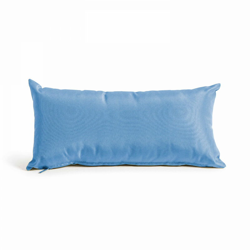 Coussin d'extérieur bleu 40x20cm - Bleu