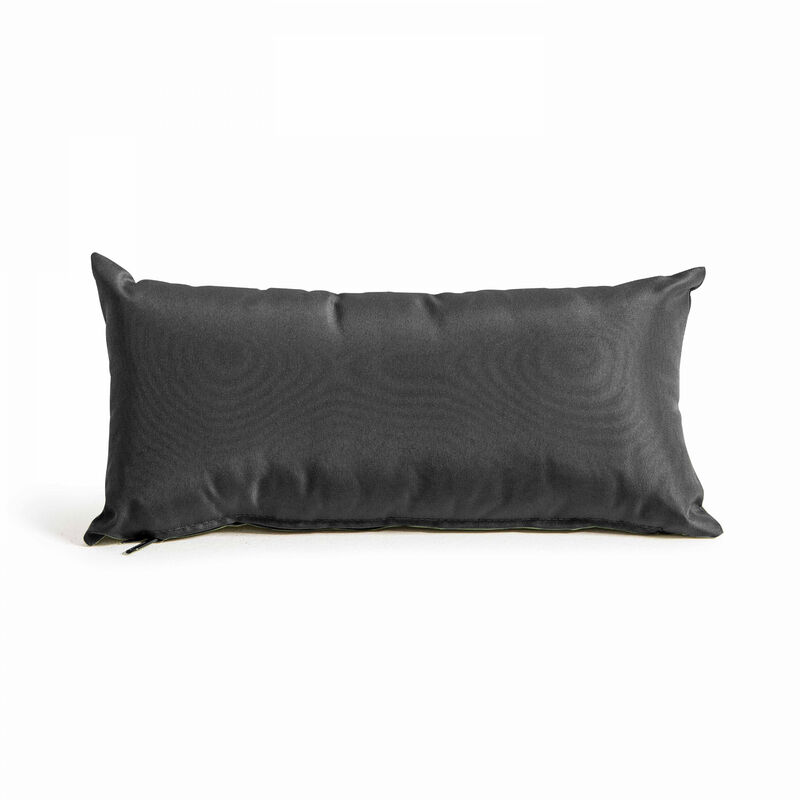 Coussin d'extérieur gris 40x20cm - Gris