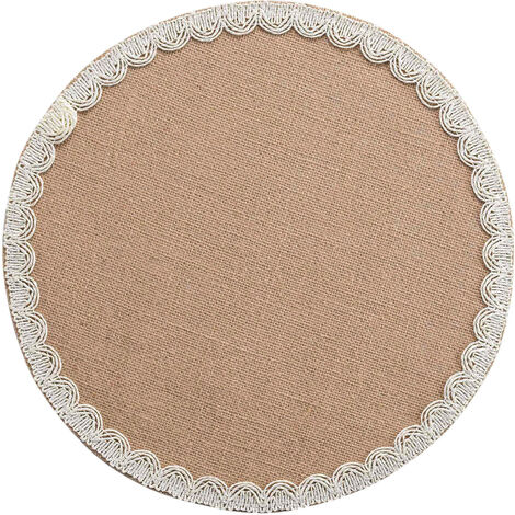 Coussin d'assiette en jute DARLA, Ø 38 cm