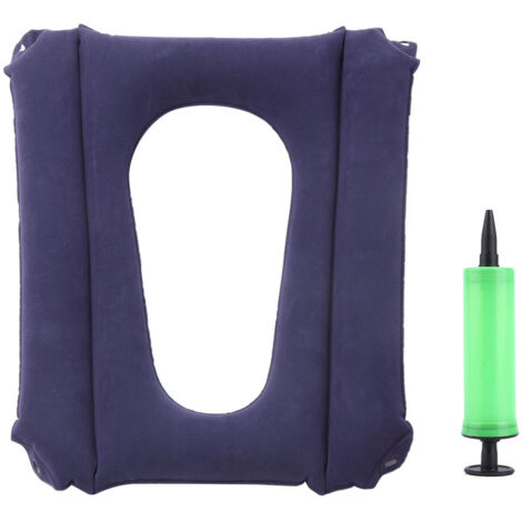 Coussin d'assise gonflable pour fauteuil roulant - Soutien lombaire et confort portable pour personnes âgées